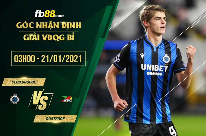 fb88-soi kèo Club Brugge vs Oostende