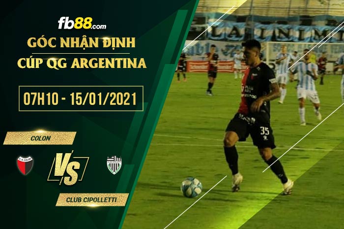 fb88-soi kèo Colon vs Club Cipolletti