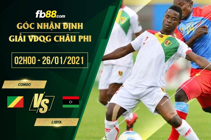 fb88-soi kèo Congo vs Libya