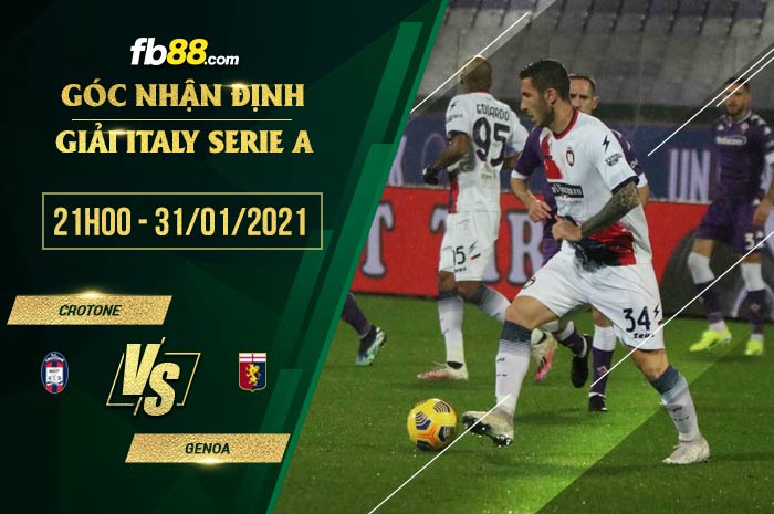 fb88-soi kèo Crotone vs Genoa