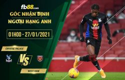 fb88-soi kèo Crystal Palace vs West Ham