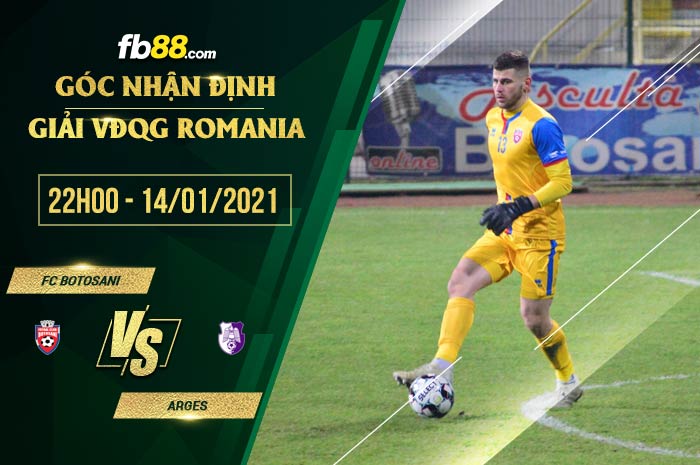 fb88-kèo chấp FC Botosani vs Arges