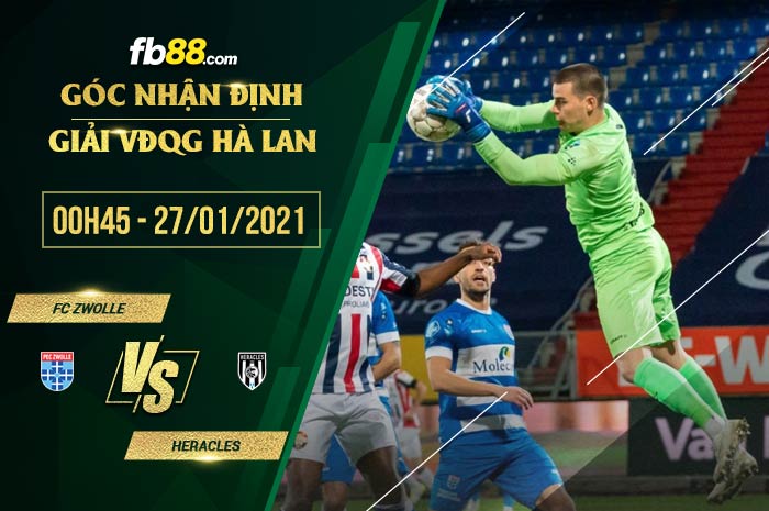 fb88-soi kèo Zwolle vs Heracles