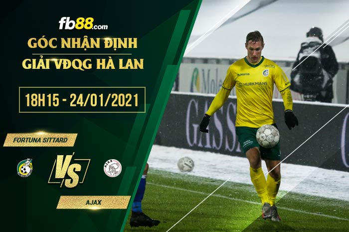 fb88-soi kèo Fortuna Sittard vs Ajax
