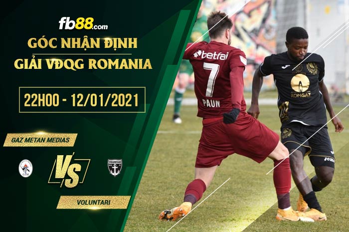 fb88-soi kèo Gaz Metan Medias vs FC Voluntari