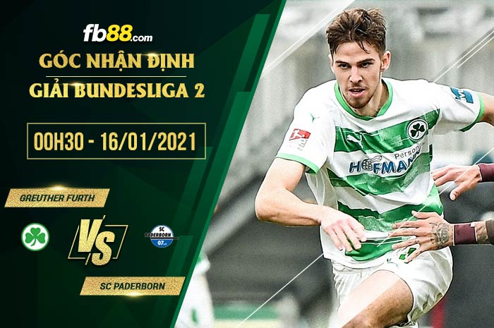 fb88-soi kèo Greuther Furth vs SC Paderborn