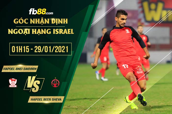 fb88-soi kèo Hapoel Bnei Sakhnin vs Hapoel Beer Sheva