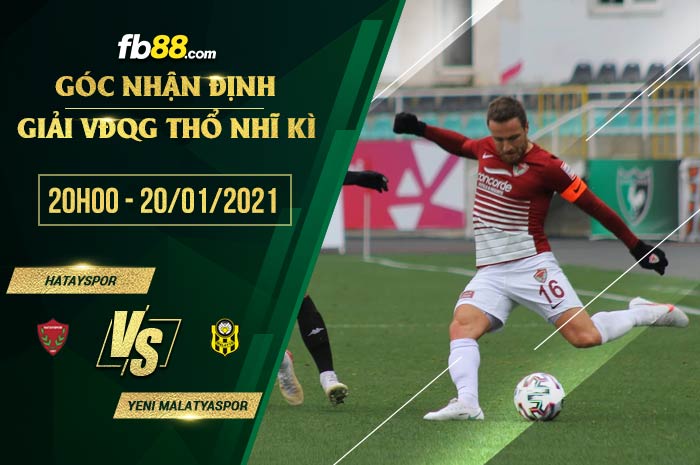 fb88-soi kèo Hatayspor vs Yeni Malatyaspor