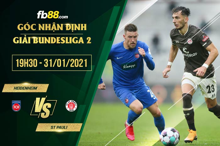 fb88-soi kèo Heidenheim vs St. Pauli
