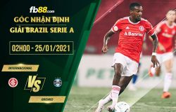 fb88-soi kèo Internacional vs Gremio