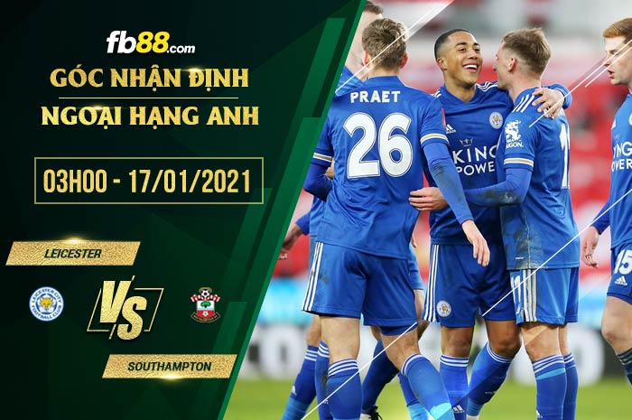 fb88-soi kèo Leicester City vs Southampton