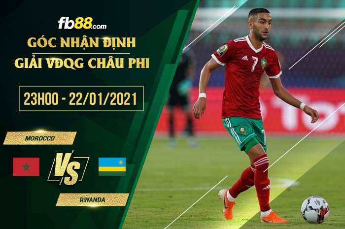 Nhận định soi kèo Morocco vs Rwanda 23h00 ngày 22/01/2021