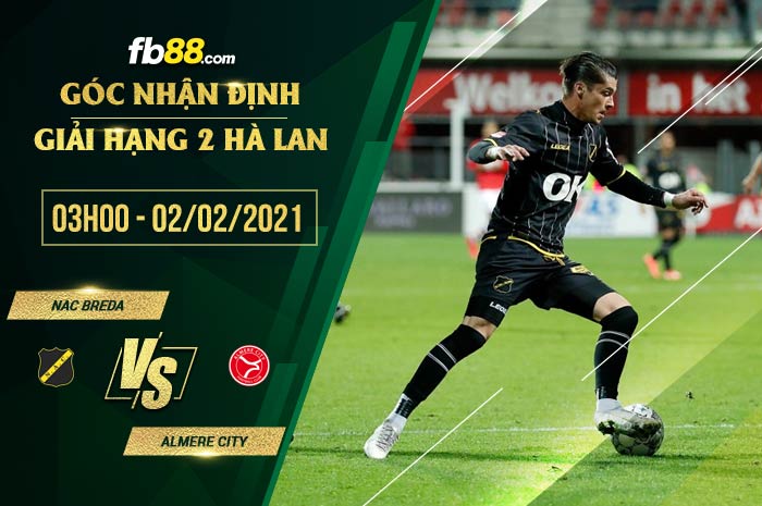 fb88-soi kèo NAC Breda vs Almere