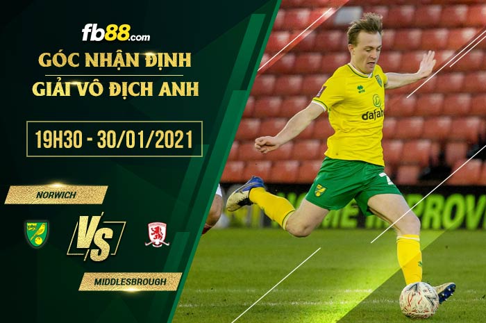 fb88-soi kèo Norwich vs Middlesbrough