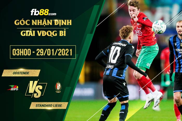 fb88-soi kèo Oostende vs Standard Liege