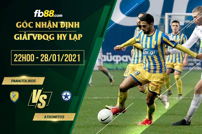 fb88-soi kèo Panaitolikos vs Atromitos