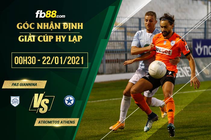fb88-soi kèo Pas Giannina vs Atromitos Athens