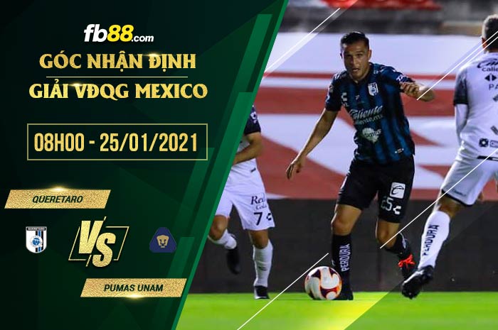 fb88-soi kèo Queretaro vs Pumas UNAM