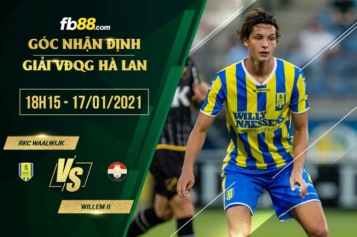 fb88-soi kèo RKC Waalwijk vs Willem II