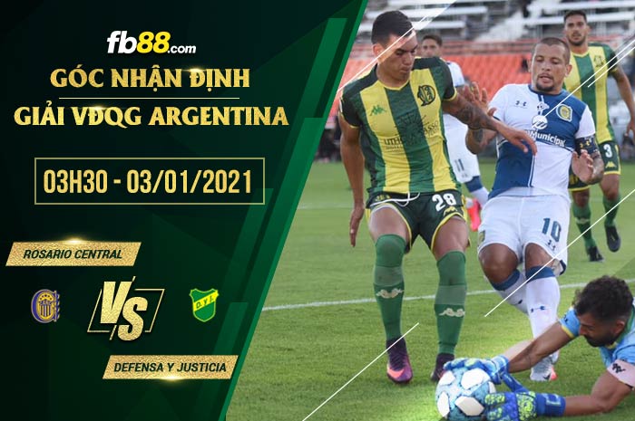 fb88-soi kèo Rosario Central vs Defensa Y Justicia