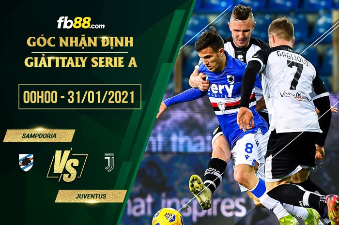 fb88-soi kèo Sampdoria vs Juventus