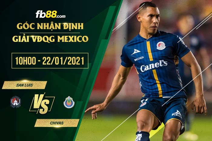 fb88-soi kèo San Luis vs Chivas Guadalajara