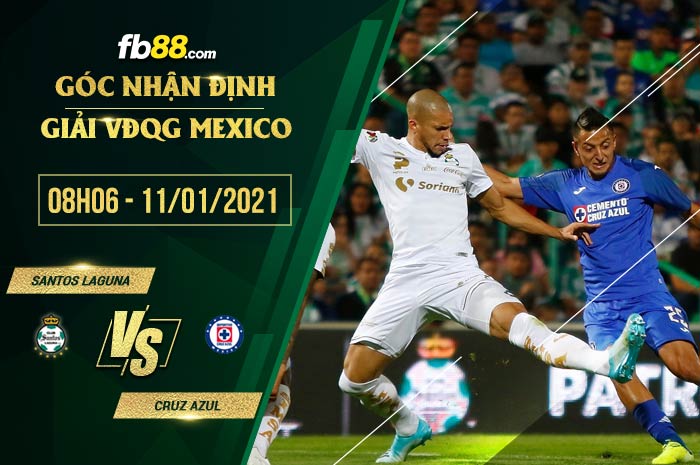fb88-soi kèo Santos Laguna vs Cruz Azul
