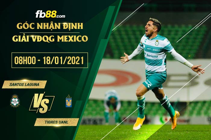 fb88-soi kèo Santos Laguna vs Tigres UANL