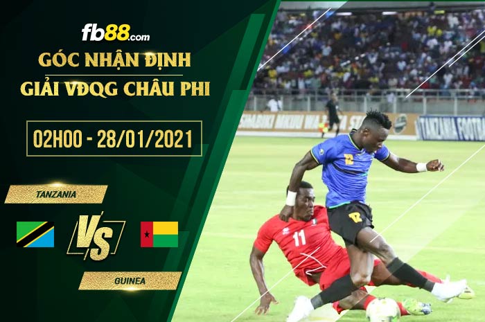 fb88-soi kèo Tanzania vs Guinea