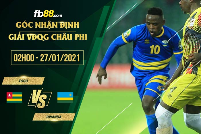 fb88-soi kèo Togo vs Rwanda