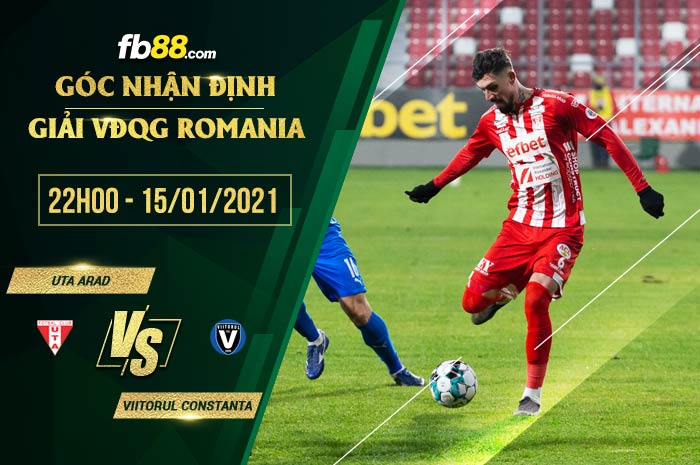 fb88-soi kèo UTA Arad vs FC Viitorul Constanta