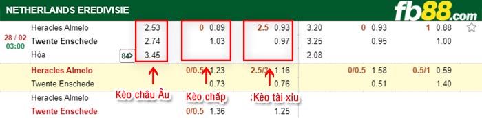 fb88-kèo chấp Heracles vs Twente