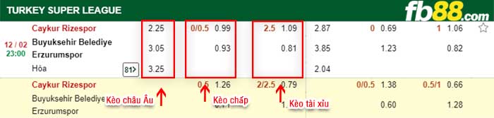 fb88-kèo chấp Rizespor vs BB Erzurumspor