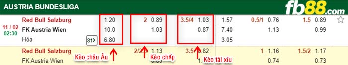 fb88-kèo chấp Salzburg vs Austria Wien