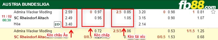 fb88-kèo chấp Trenkwalder vs Rheindorf Altach