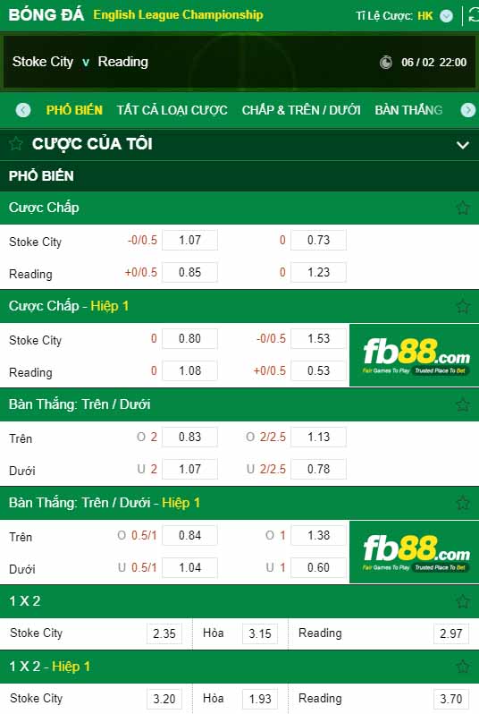 fb88-kèo nhà cái Stoke vs Reading