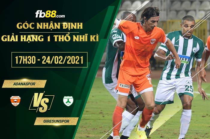 fb88-soi kèo Adanaspor vs Giresunspor