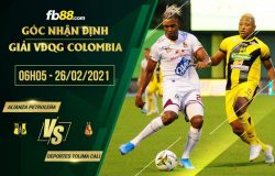 fb88-soi kèo Alianza Petrolera vs Deportes Tolima Cali