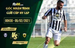 fb88-soi kèo Apollon Smirnis vs AEK Athens