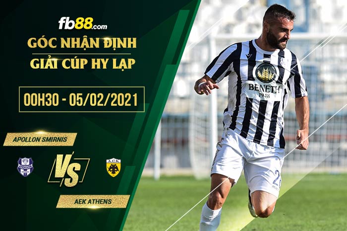 fb88-soi kèo Apollon Smirnis vs AEK Athens