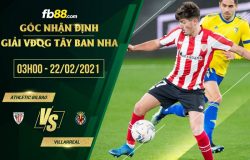 fb88-phong độ thi đấu Athletic Bilbao vs Villarreal