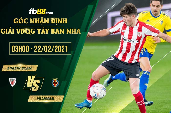 fb88-phong độ thi đấu Athletic Bilbao vs Villarreal