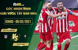 fb88-soi kèo Atletico Madrid vs Celta Vigo