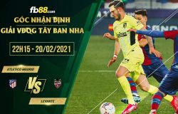 fb88-soi kèo Atletico Madrid vs Levante