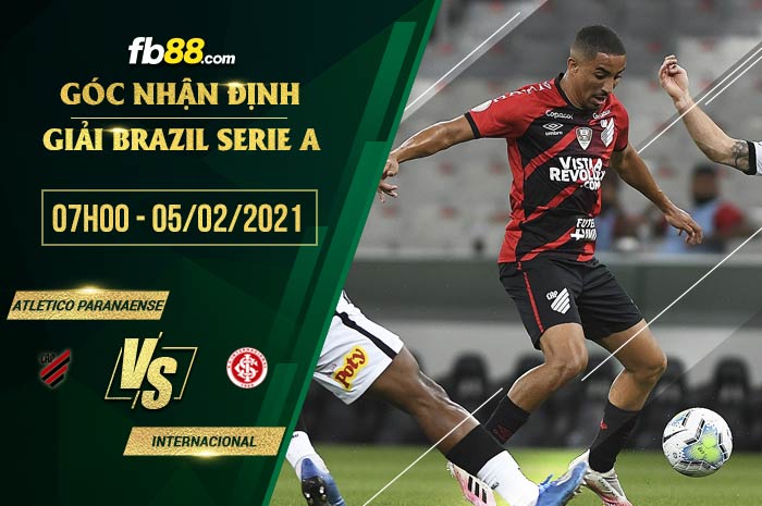 fb88-soi kèo Atletico Paranaense vs Internacional