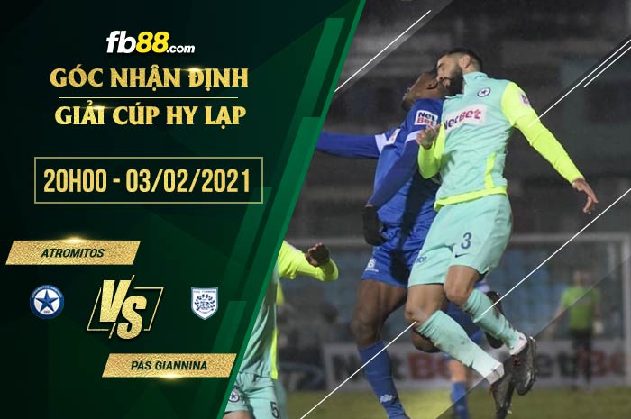 fb88-soi kèo Atromitos vs Pas Giannina