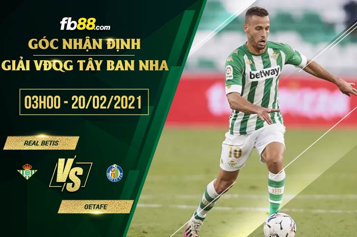 fb88-soi kèo Betis vs Getafe