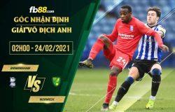 fb88-soi kèo Birmingham vs Norwich
