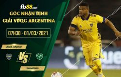 fb88-soi kèo Boca Juniors vs Sarmiento