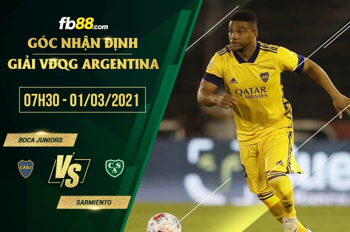 fb88-soi kèo Boca Juniors vs Sarmiento